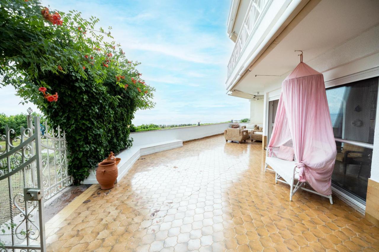 Delmare Dom SeaFront Villa Kalyves Polygyrou Exteriör bild